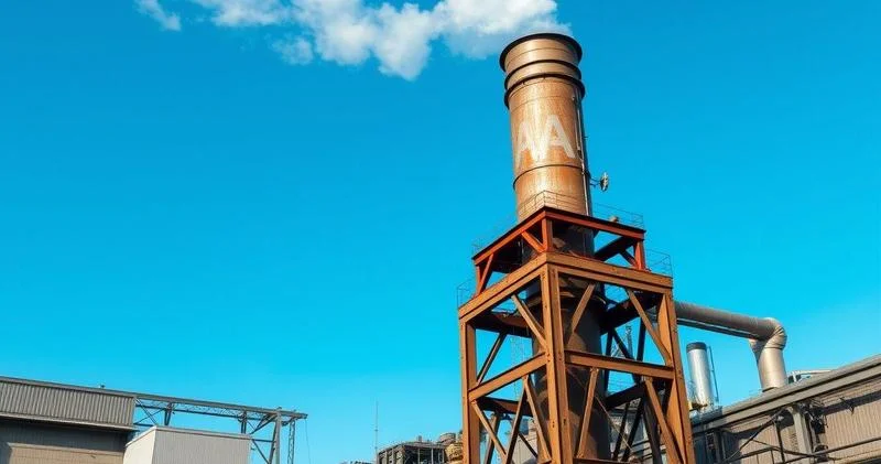 Chamine industrial para caldeira