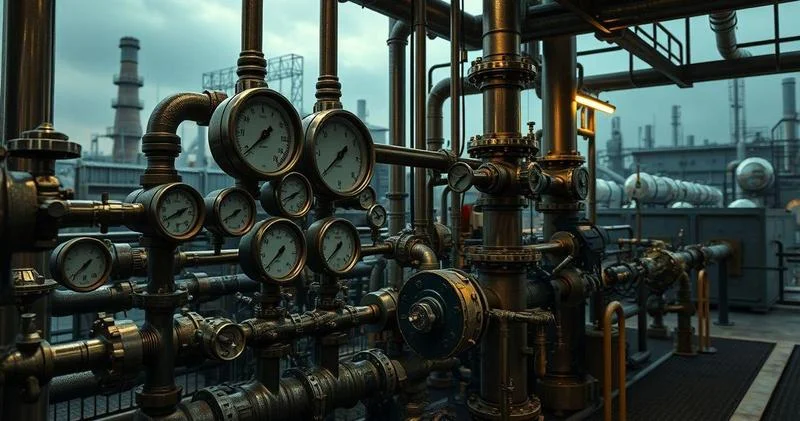 Estação redutora de pressão de vapor