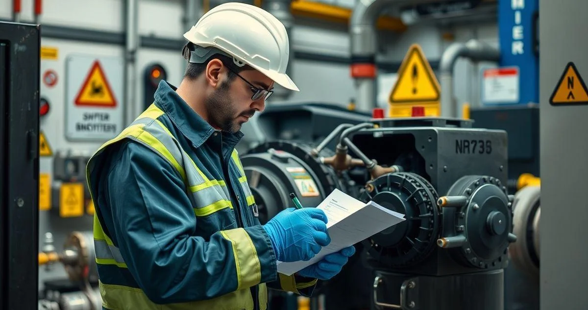 Inspeção de compressores nr13