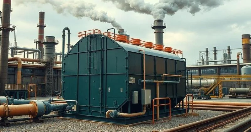Lavador de gases para caldeira