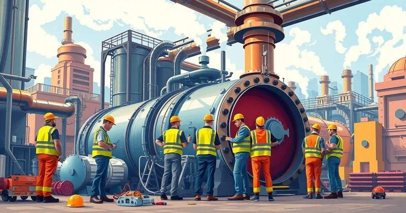 Manutenção de caldeiras industriais