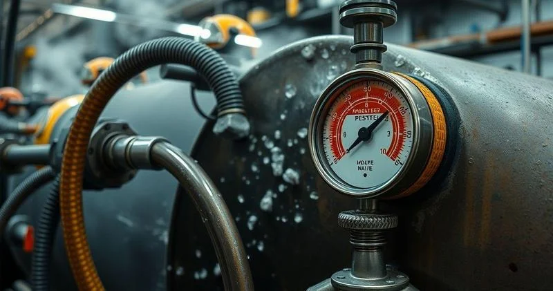 Teste hidrostático em caldeiras